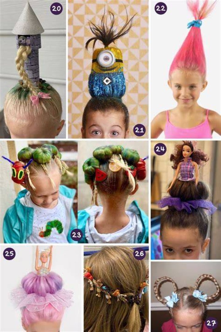 10 Fantastic Crazy Hair Ideas For Girls 2024