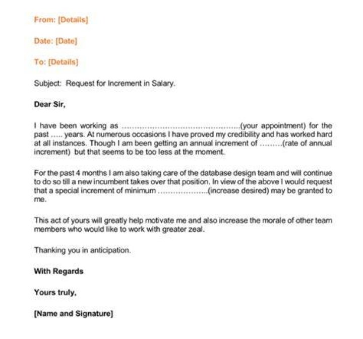 12+ Salary Increases Letter Formats & Samples for Word and PDF