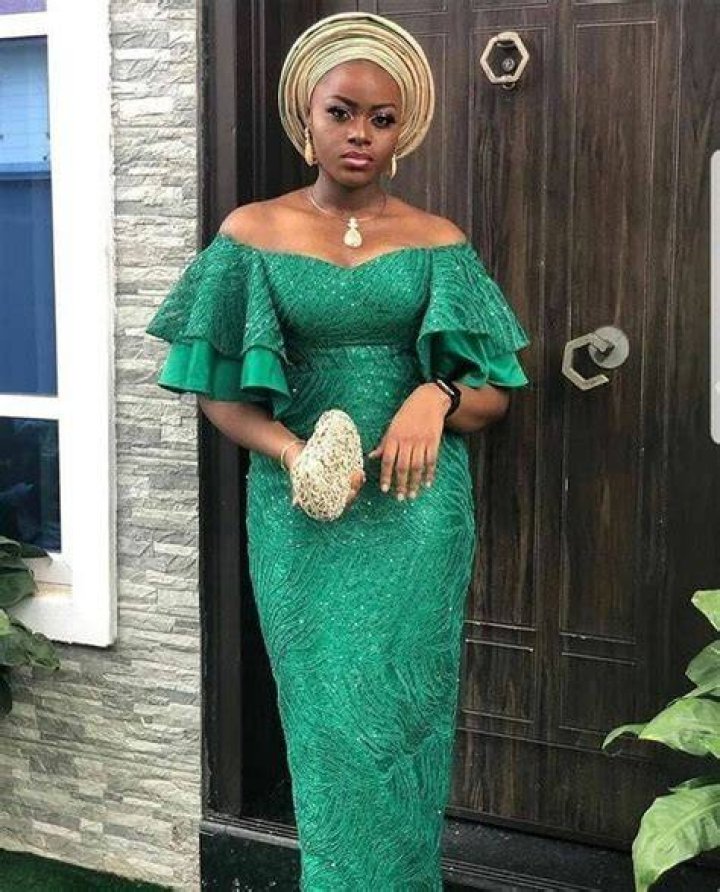 60 Latest Nigerian Lace Styles and Designs 2021/2022 MyNativeFashion