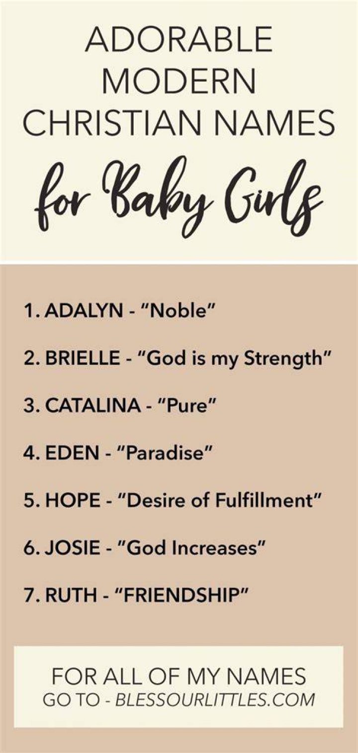 66 Unique Biblical Girl Names That Are Pretty + Unheard Of Bless Our Littles