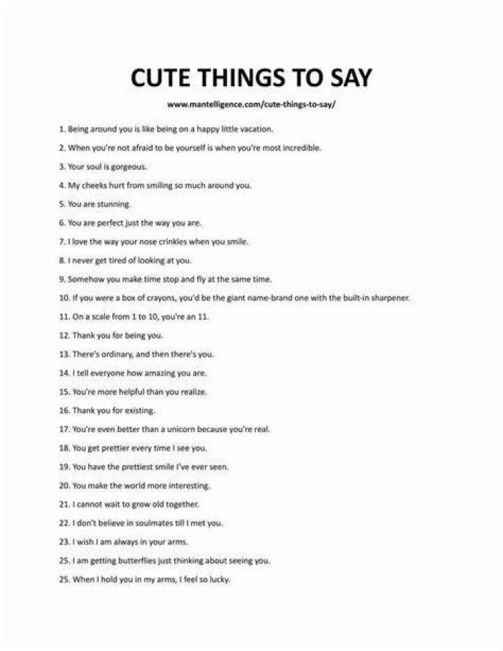 90 Cute Things to Say to Your Girlfriend to Express Love