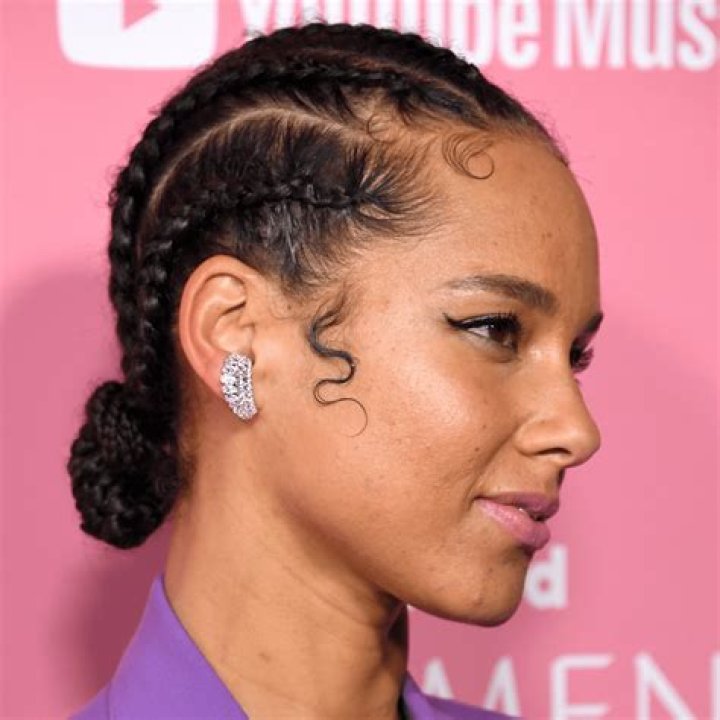 Alicia Keys Cornrows