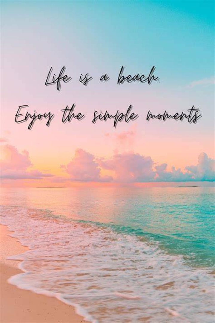 Beach Life Quotes and Sayings With Pictures QuotesBae