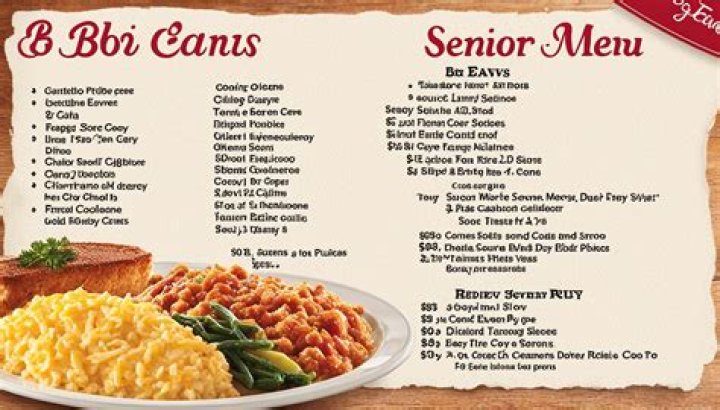 Bob Evans Senior Menu With Prices 2024