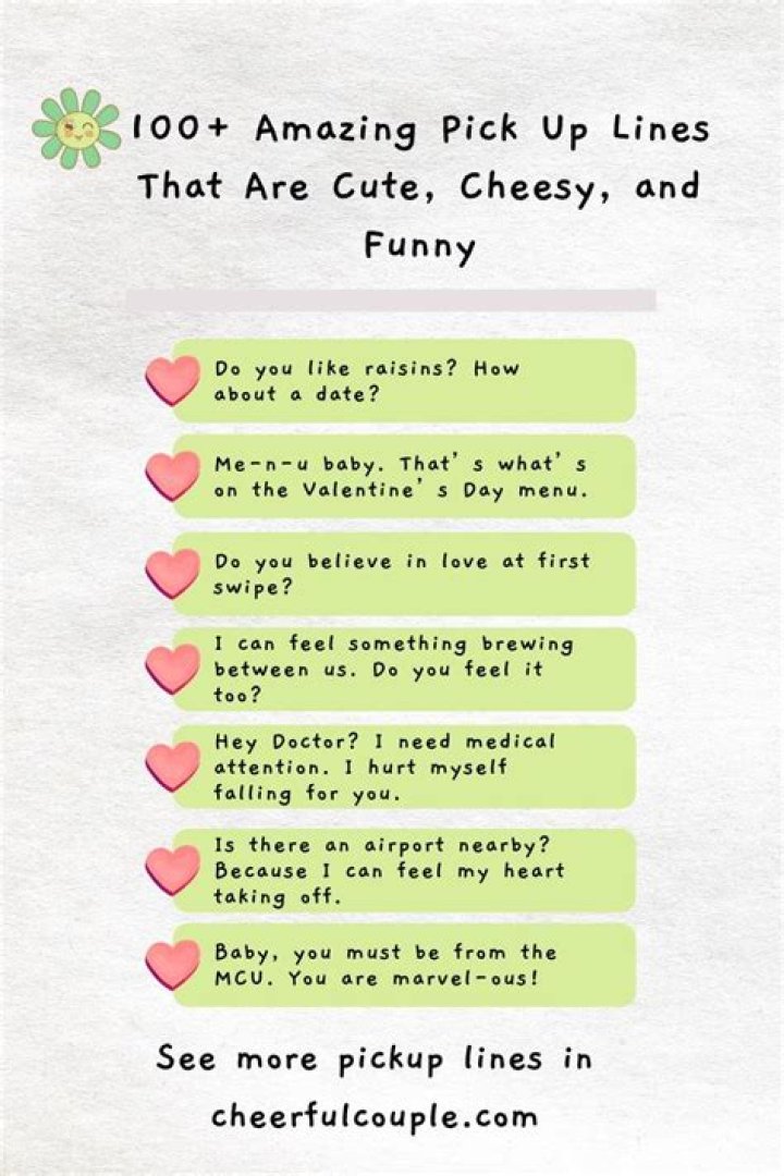 Cute Chat Up Lines