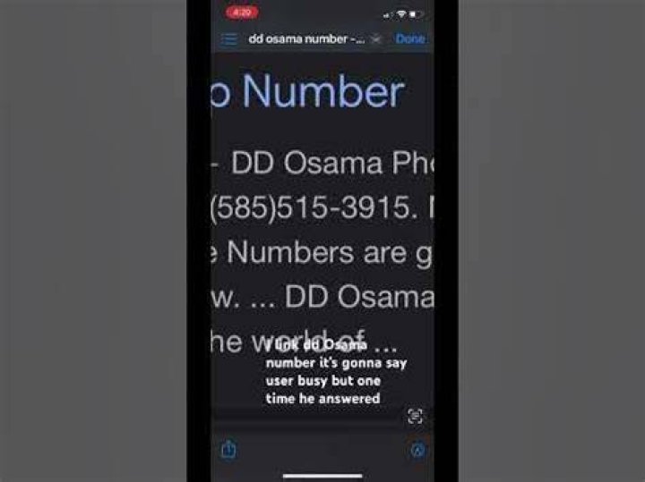 DD Osama Phone Number, Email ID, Address, Fanmail, Tiktok and More Celeb Contact Details