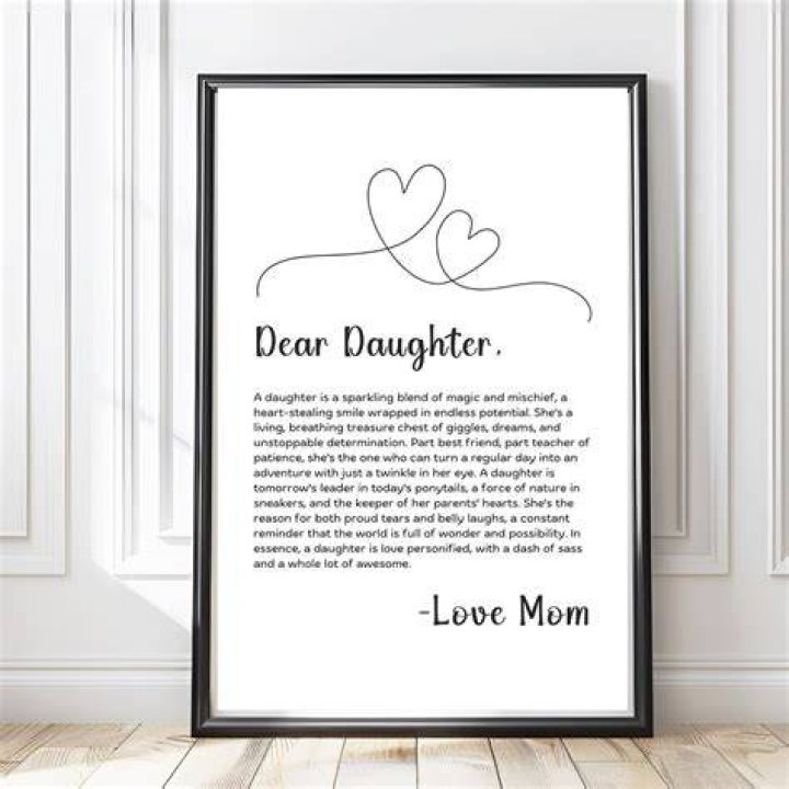 Dear Daughter Letter (Digital Download) Marianne Richmond Dear daughter, Letter to my