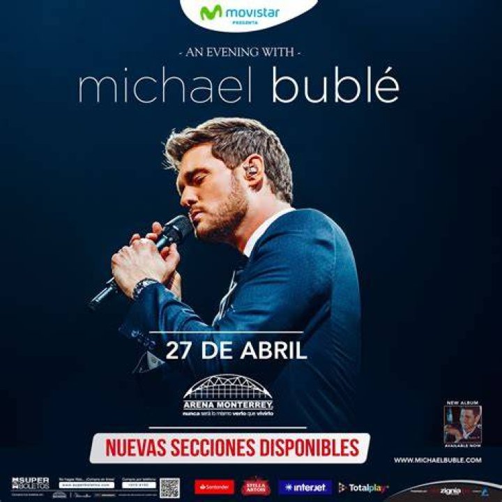 El show de Michael Bublé en Argentina se reprograma para el 30 de