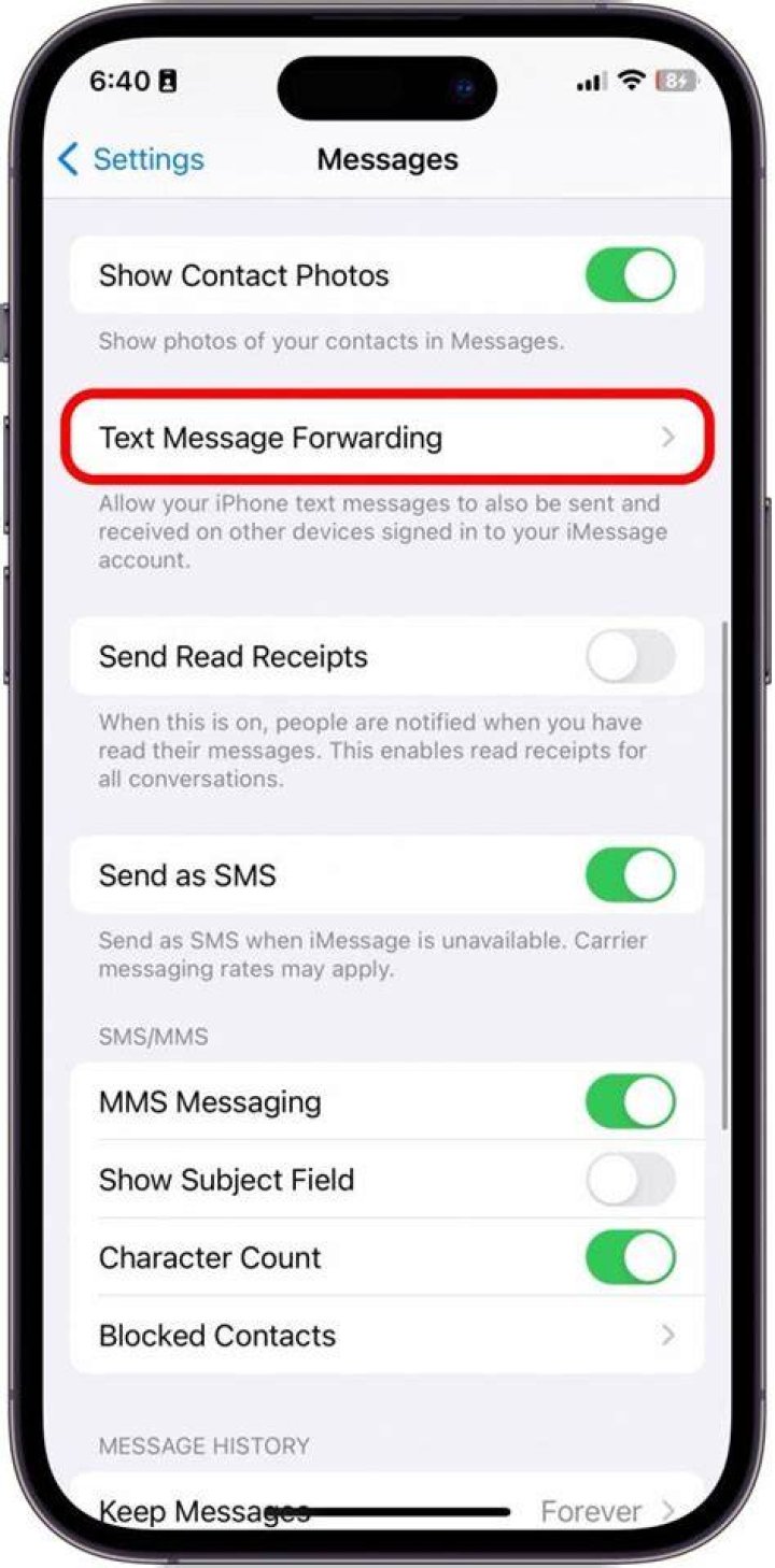 Forward SMS/MMS text messages from your iPhone to your Mac or iPad Apple Support (PH)