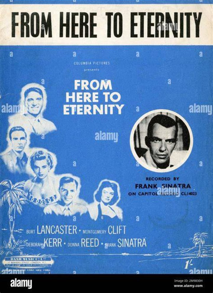 FROM HERE TO ETERNITY FRANK SINATRA DONNA REED MONTGOMERY CLIFT RARE
