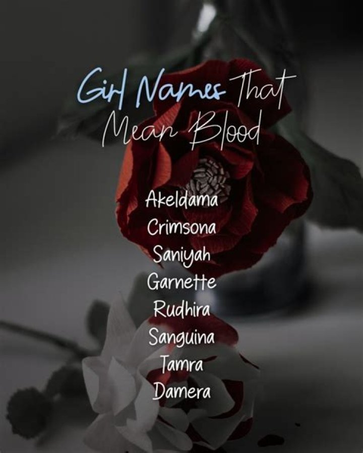 Girl Names That Mean Blood Moms Who Think