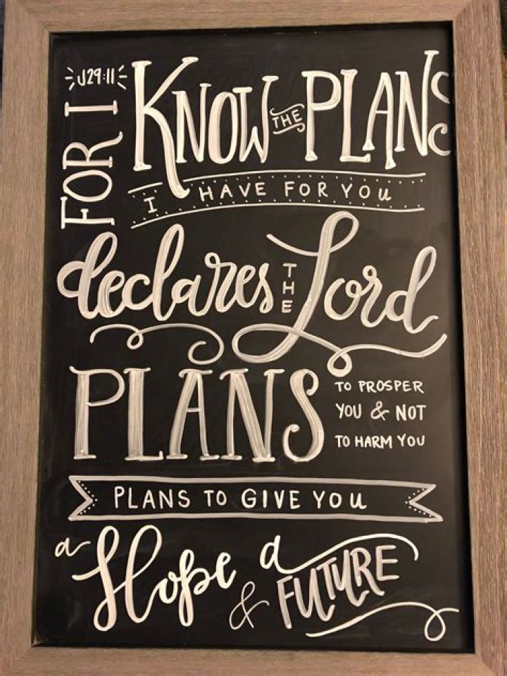 Graduation Print Bible Verse Chalkboard Art Print Jeremiah Etsy