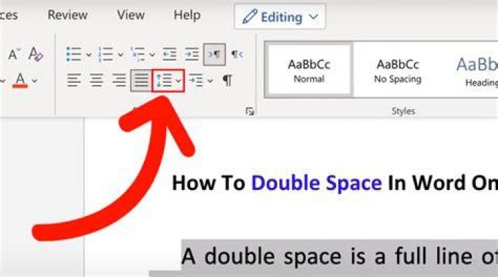 How To Double Space in Microsoft Word YouTube