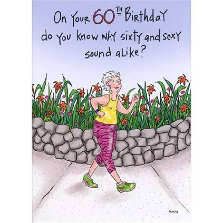 Humorous Joke 60th Birthday Card 60 Today They Say You Are Etsy UK