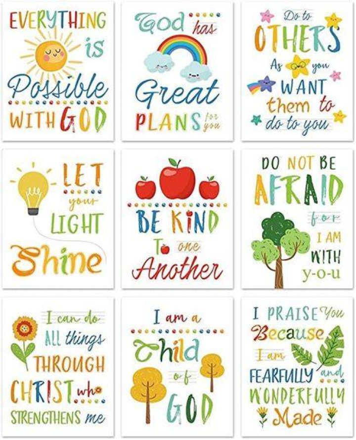 Inspirational Bible Verses For Kids