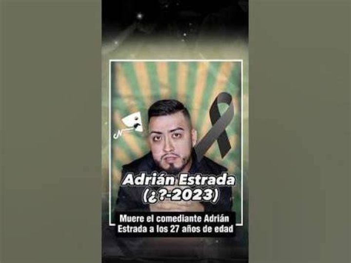 Muere el comediante Adrián Estrada tras fuerte depresión