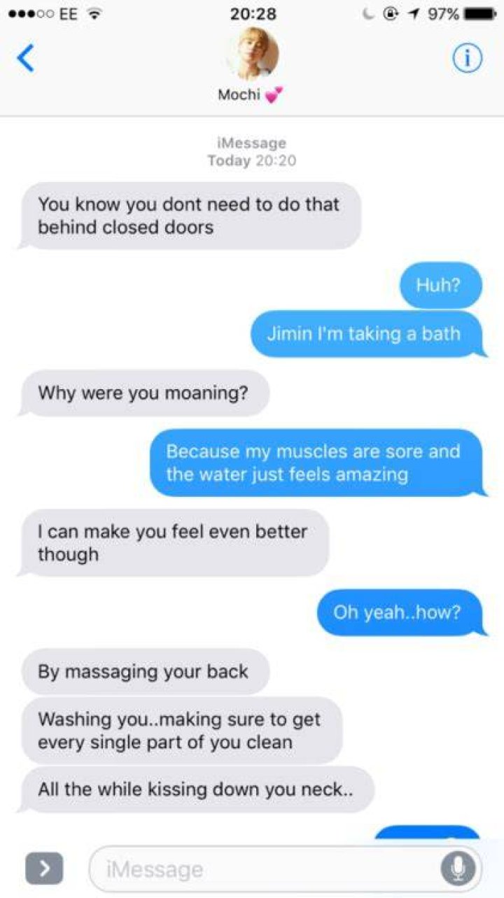 Request Accidentally moaning and the texts turn... in 2020