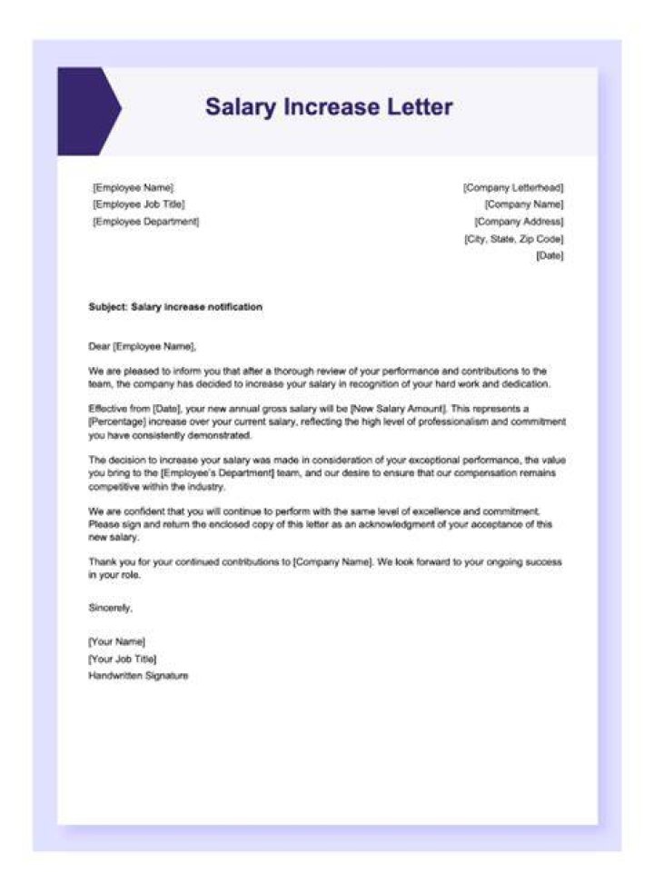 Requesting Salary Hike: Essential Letter Format Guide