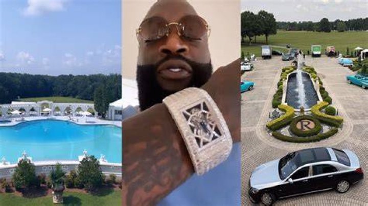 Rick Ross shows off his 109room mansion from a Helicopter standing on 235 acres of land [VIDEO