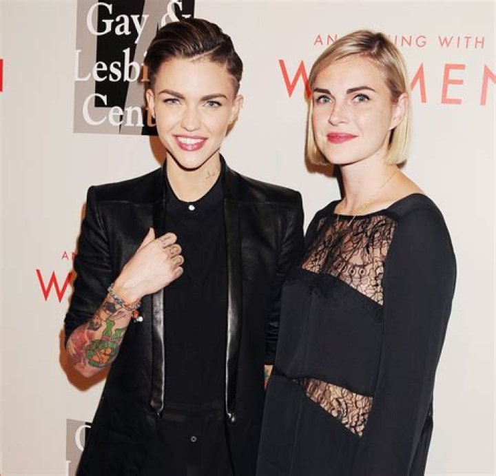 Ruby Rose and Fiancee at GQ Men of the Year Awards 2015 POPSUGAR