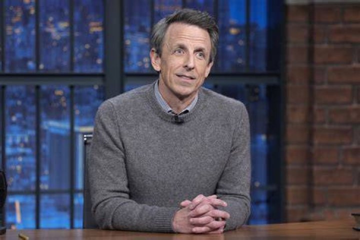 Seth Meyers is the picture of a doting father as he takes his two young sons to a NYC park
