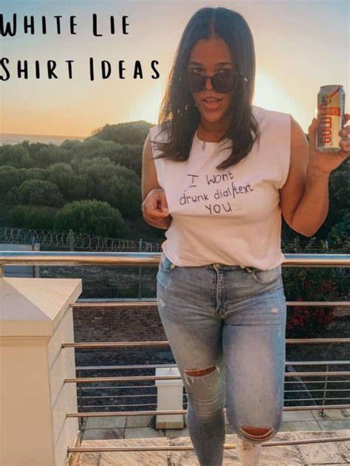 Stylish White Lies Creative Shirt Designs For Subtle Truths