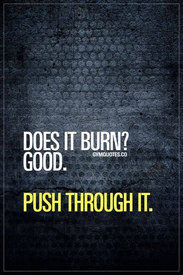 This is crucial! Push through and you will thank yourself the next time you look in the mirror