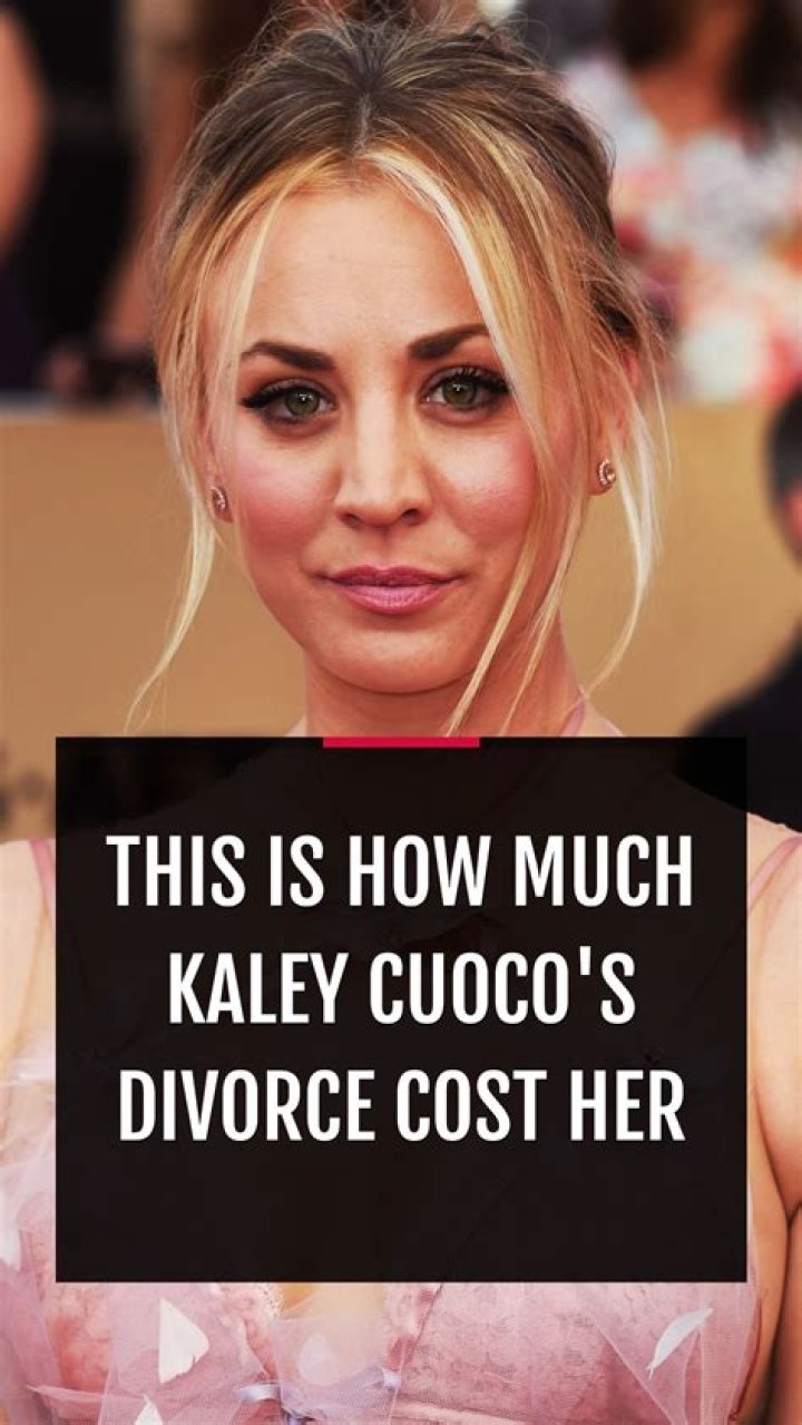 This Is How Much Kaley Cuoco's Divorce Cost Her